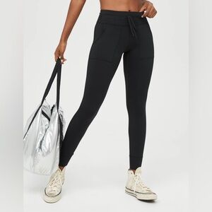 Offline By Aerie Warmup Drawcord Legging Black Women's Medium Jogger Pants NEW